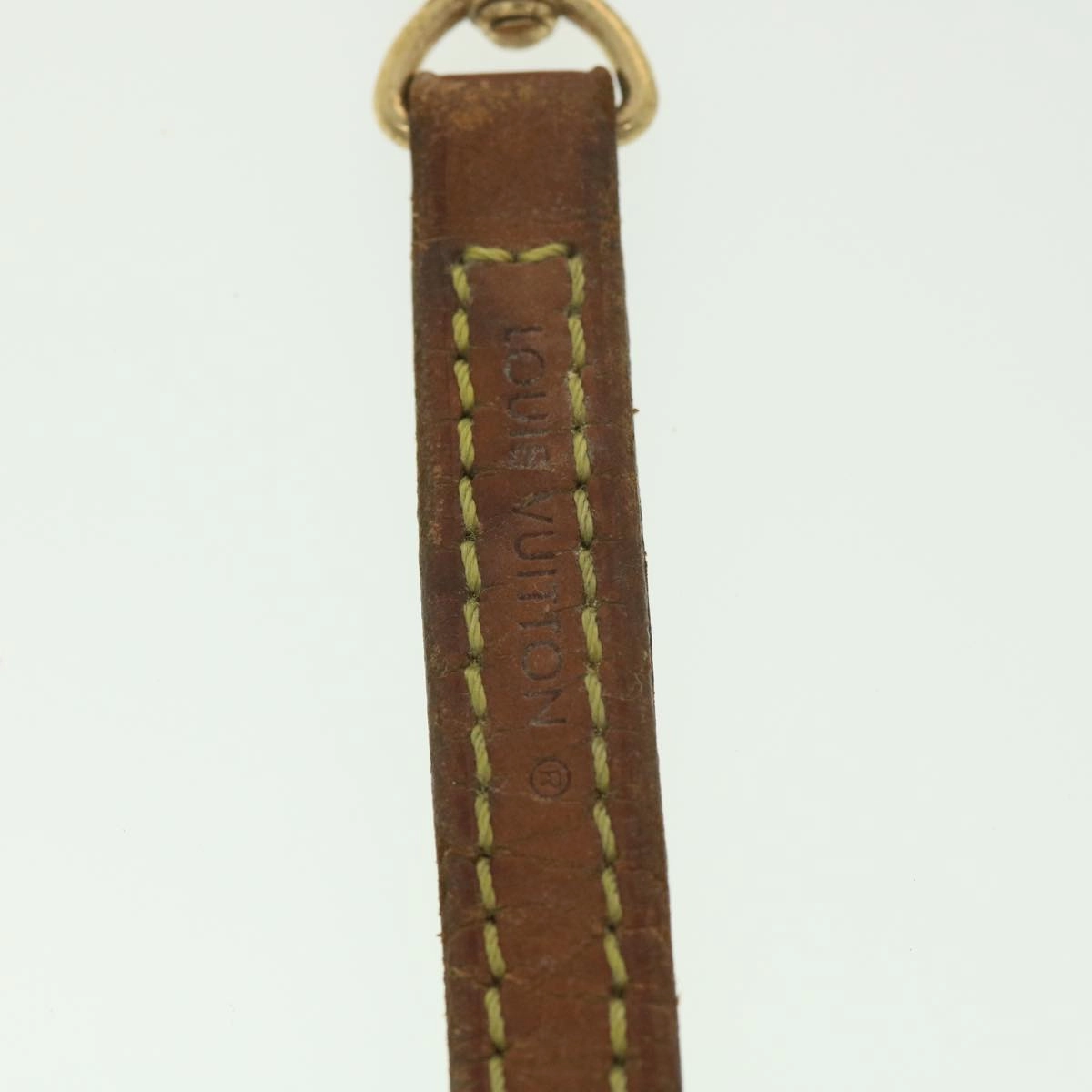 LOUIS VUITTON Shoulder Strap Leather 45.3"" Beige LV 38125