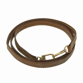 LOUIS VUITTON Shoulder Strap Leather 45.3"" Beige LV 38125