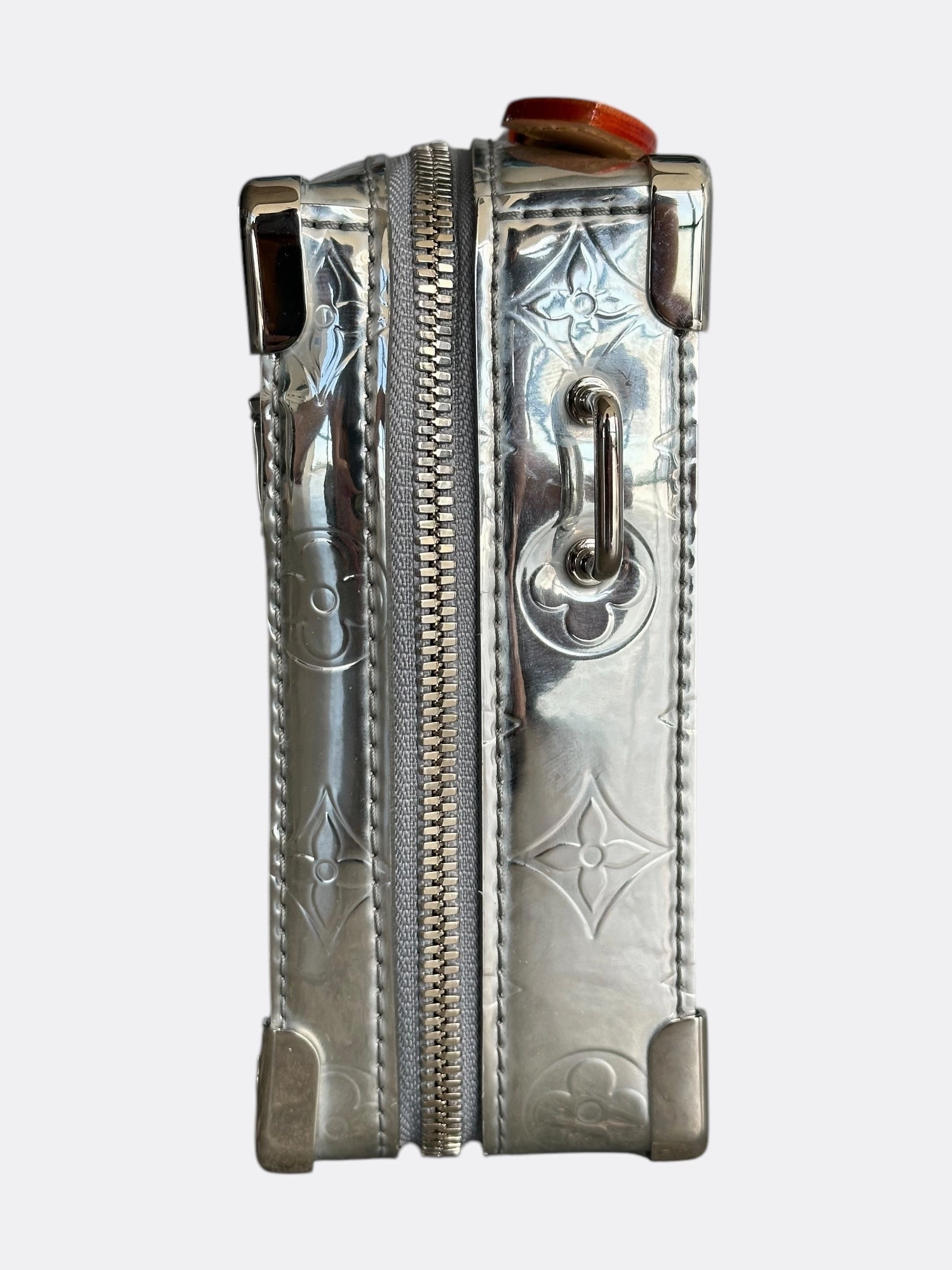 Louis Vuitton Silver Mirror Monogram Trunk
