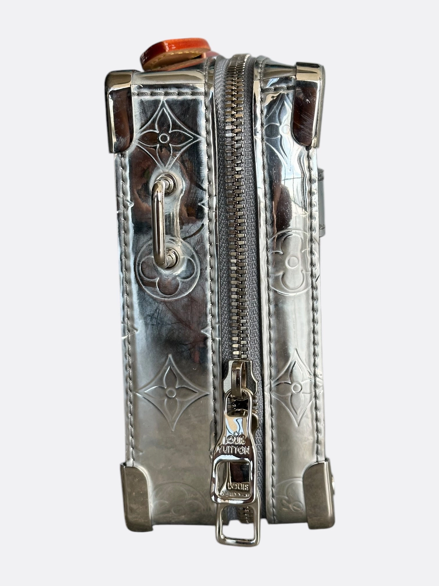 Louis Vuitton Silver Mirror Monogram Trunk