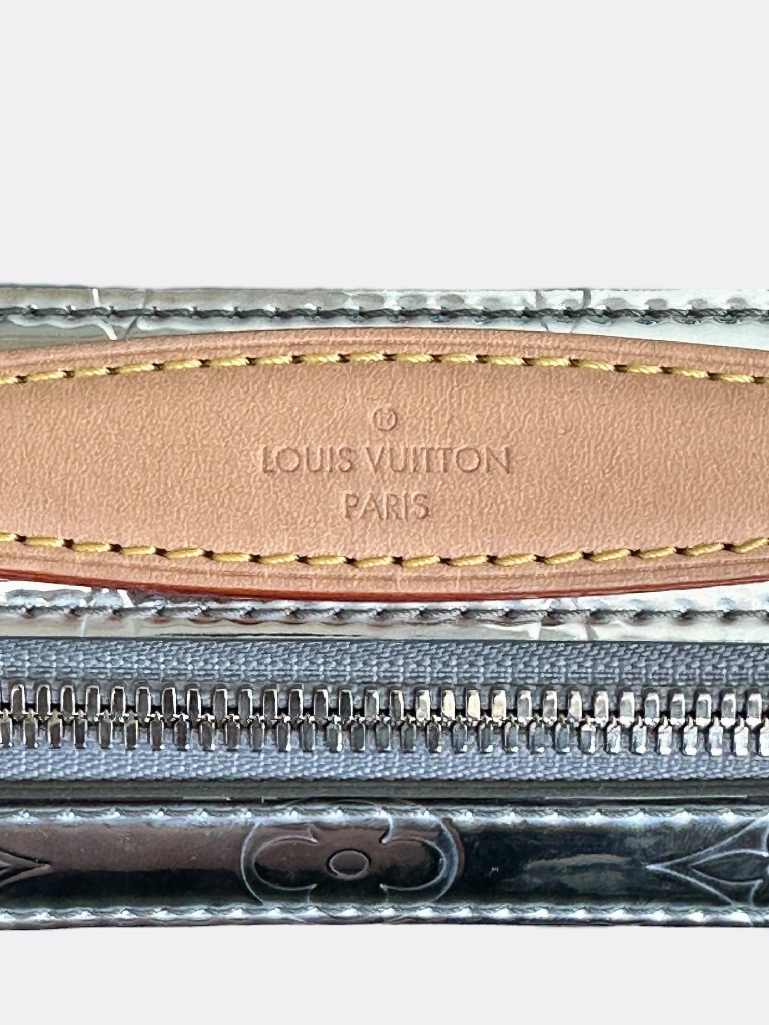 Louis Vuitton Silver Mirror Monogram Trunk