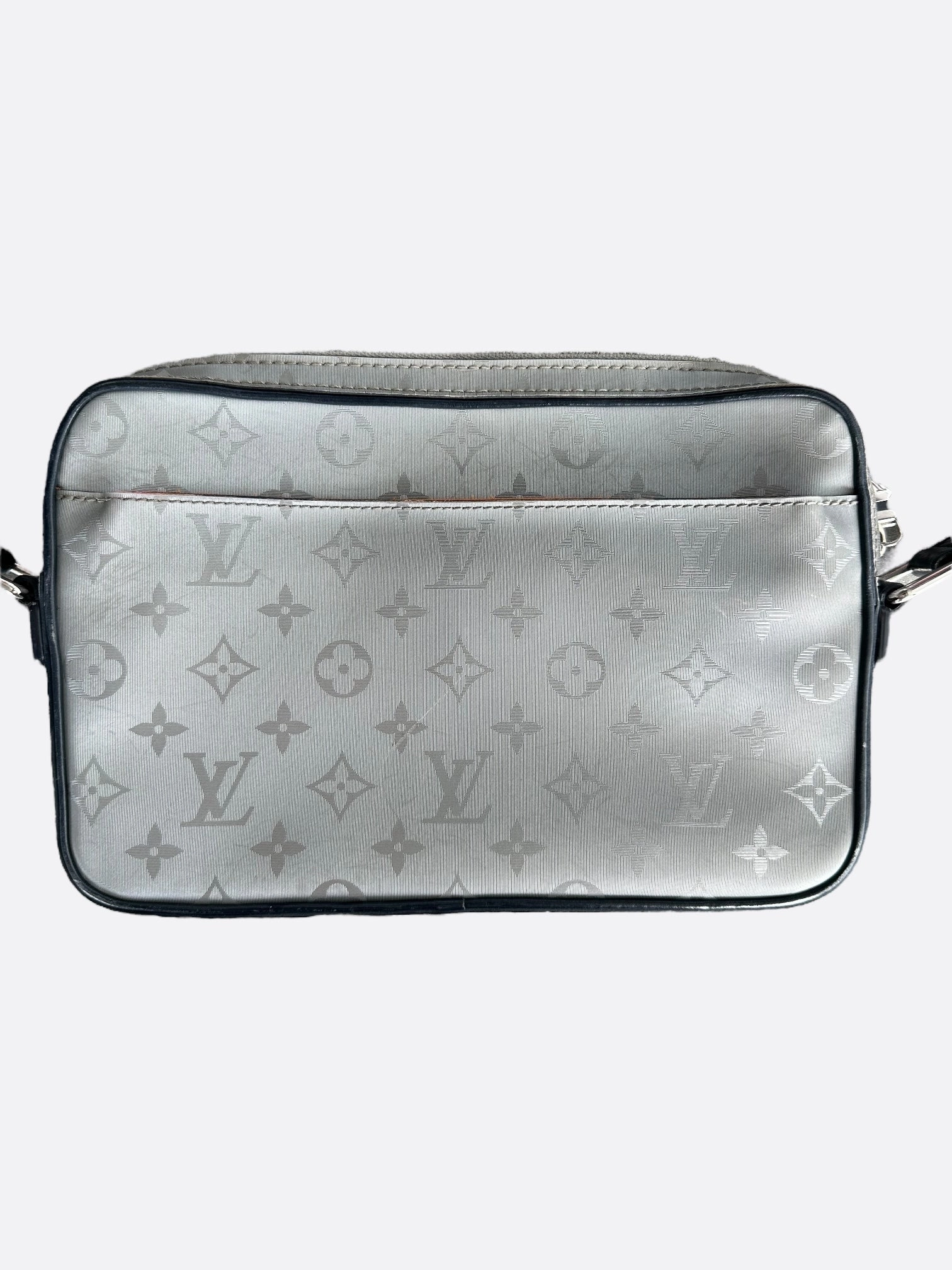 Louis Vuitton Silver Satellite Monogram Alpha Messenger Bag