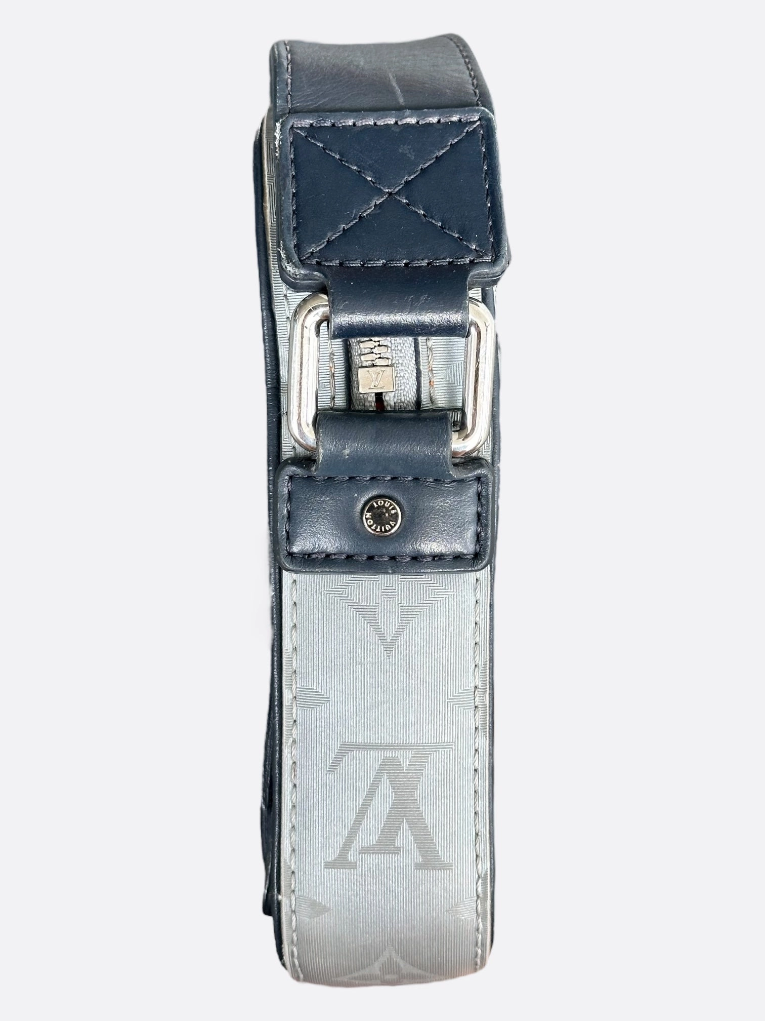 Louis Vuitton Silver Satellite Monogram Alpha Messenger Bag