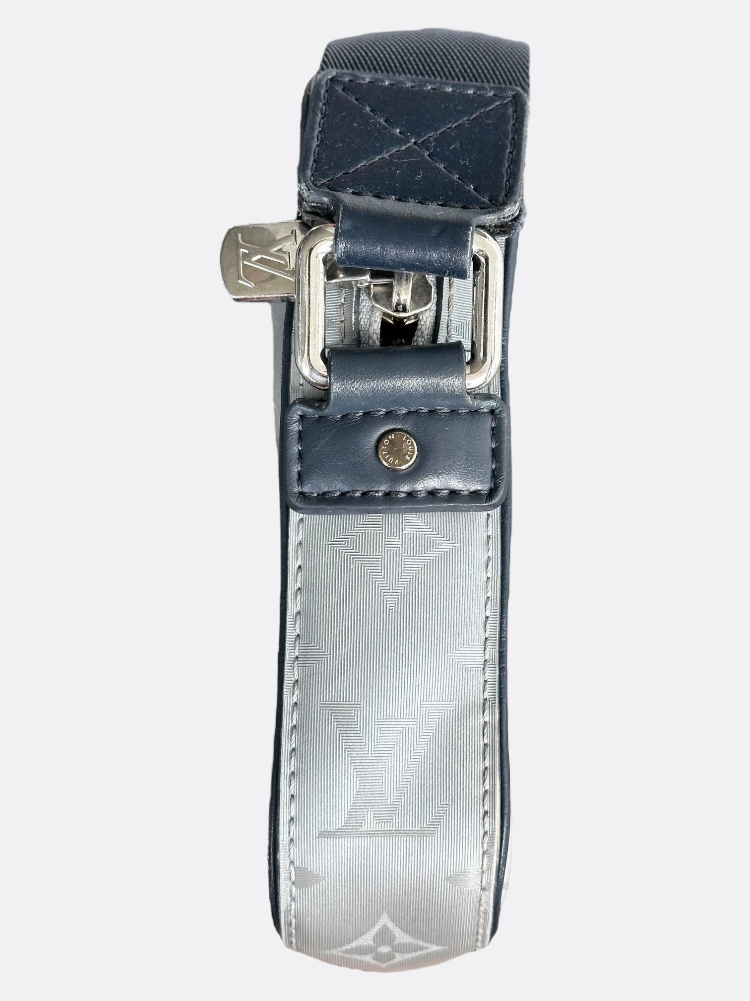 Louis Vuitton Silver Satellite Monogram Alpha Messenger Bag