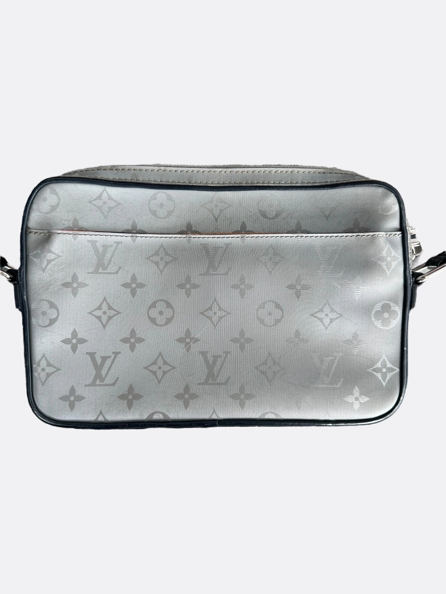 Louis Vuitton Silver Satellite Monogram Alpha Messenger Bag