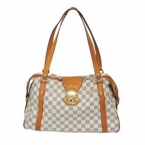 Louis Vuitton Stresa Pm White Canvas Shoulder Bag