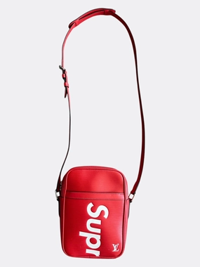Louis Vuitton Supreme Red & White EPI Danube PM