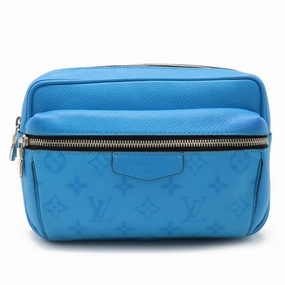 Louis Vuitton Taigarama Monogram Eclipse Taiga Leather Shoulder Bag Sling Bag (Pre-Owned)
