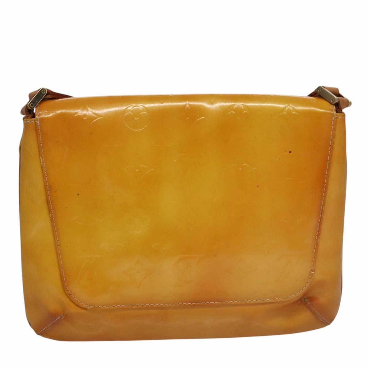 Louis Vuitton Thompson Street Yellow Patent Leather Shoulder Bag