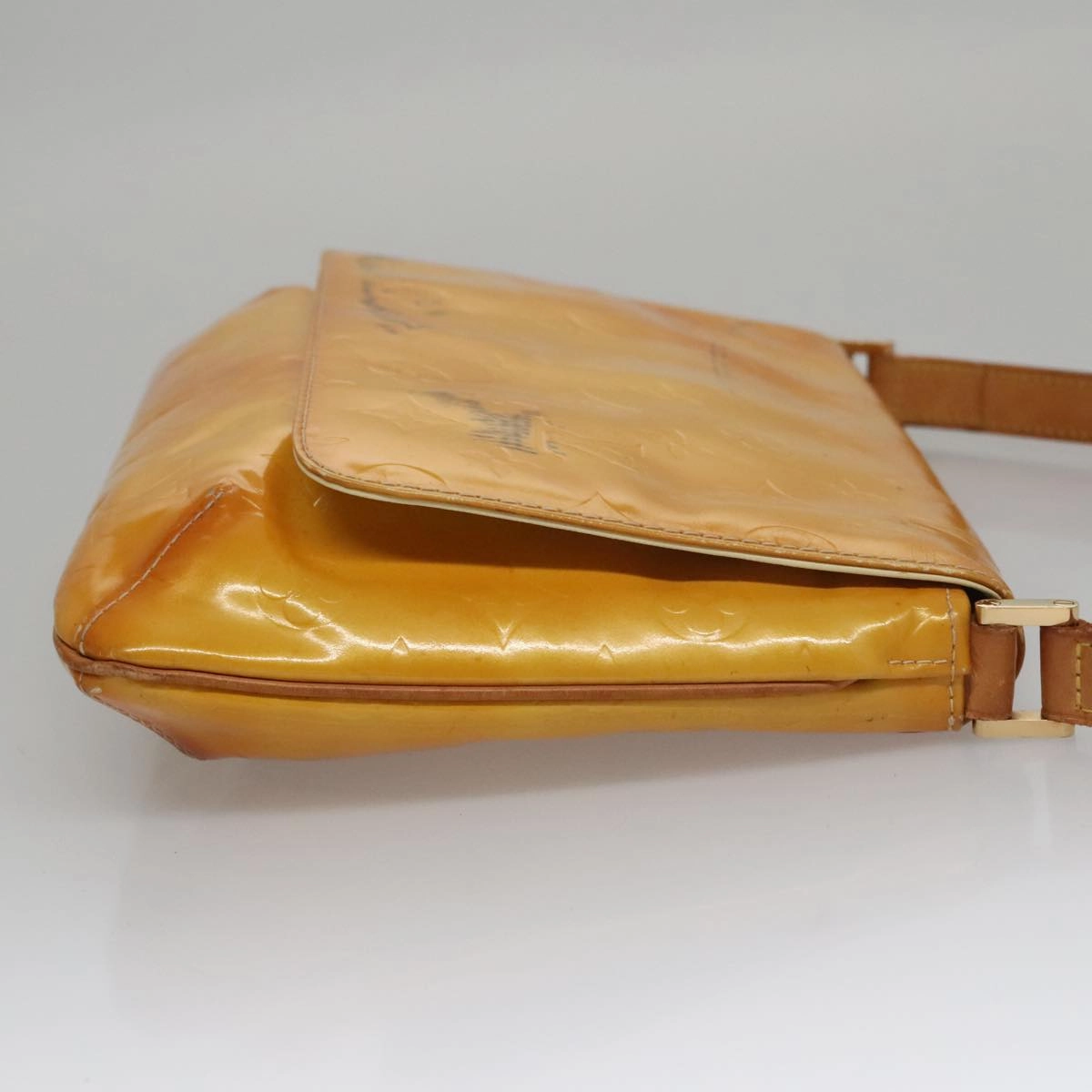 Louis Vuitton Thompson Street Yellow Patent Leather Shoulder Bag