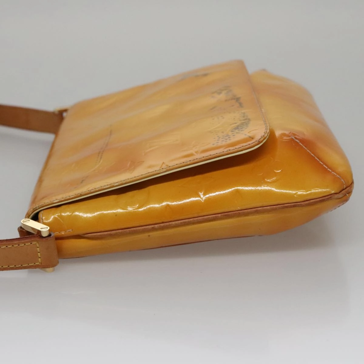 Louis Vuitton Thompson Street Yellow Patent Leather Shoulder Bag