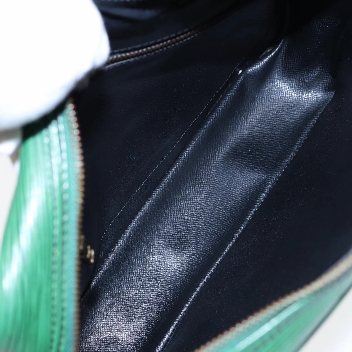 Louis Vuitton Trocadero 23 Green Leather Shoulder Bag