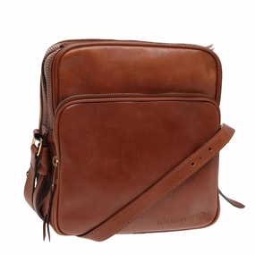Louis Vuitton Trotteur Brown Leather Shoulder Bag
