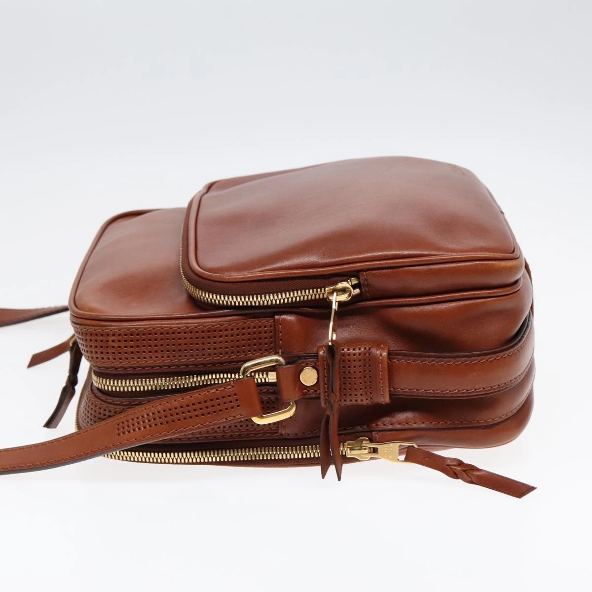 Louis Vuitton Trotteur Brown Leather Shoulder Bag