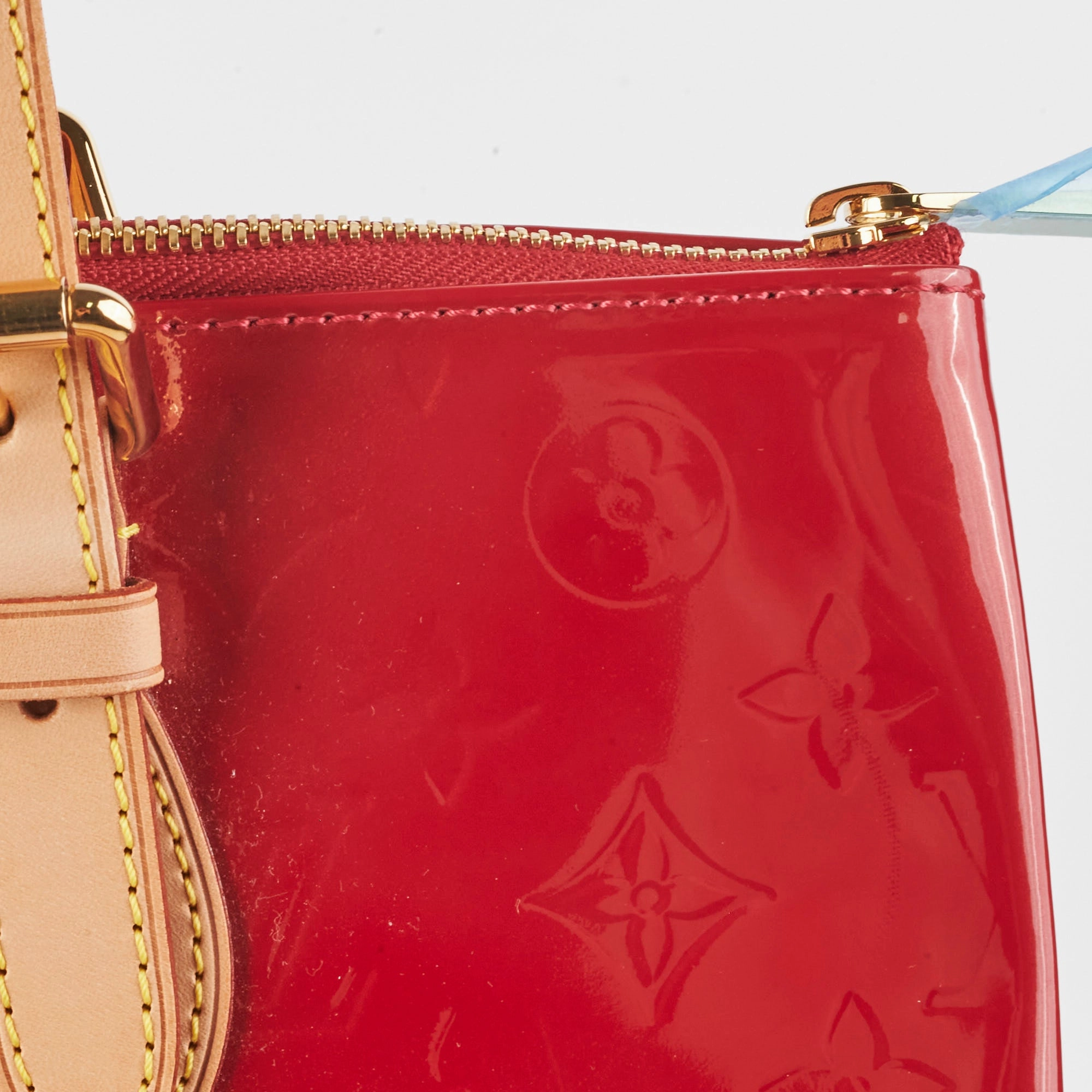 Louis Vuitton Vernis Red Patent Shoulder Bag