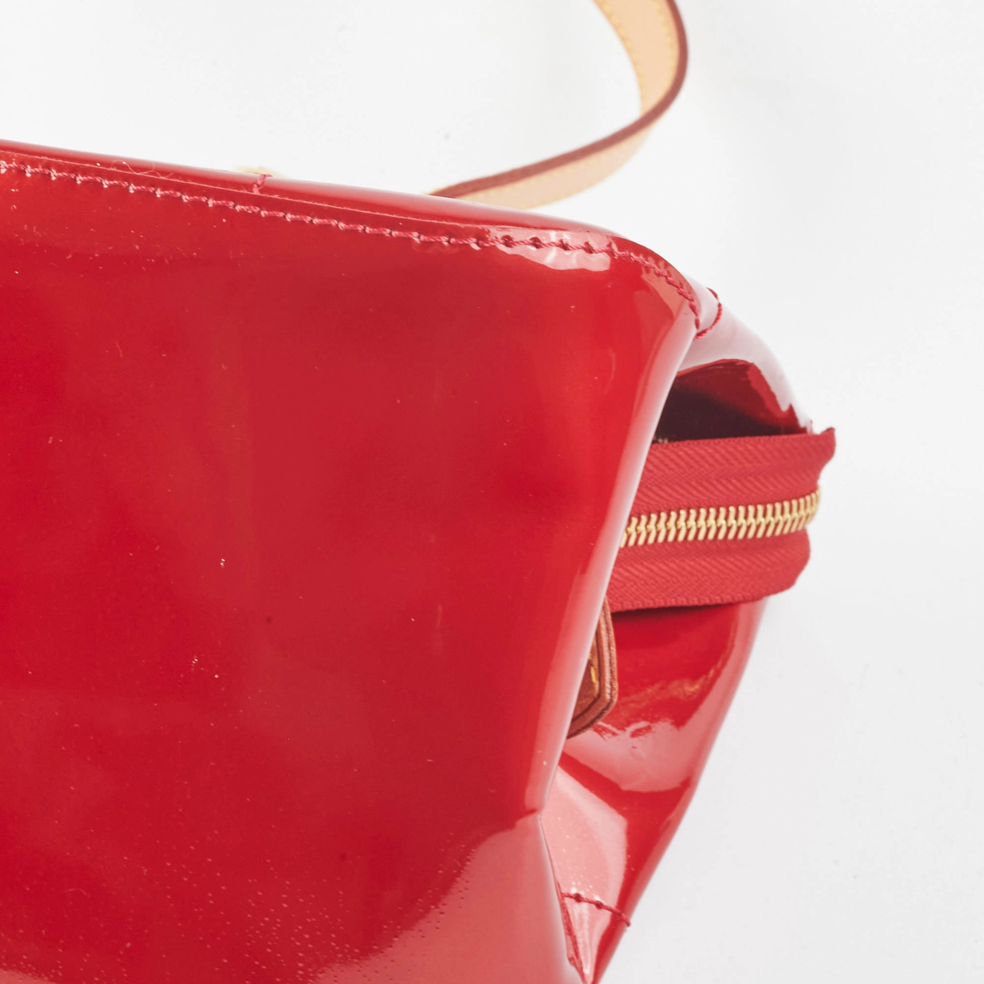 Louis Vuitton Vernis Red Patent Shoulder Bag