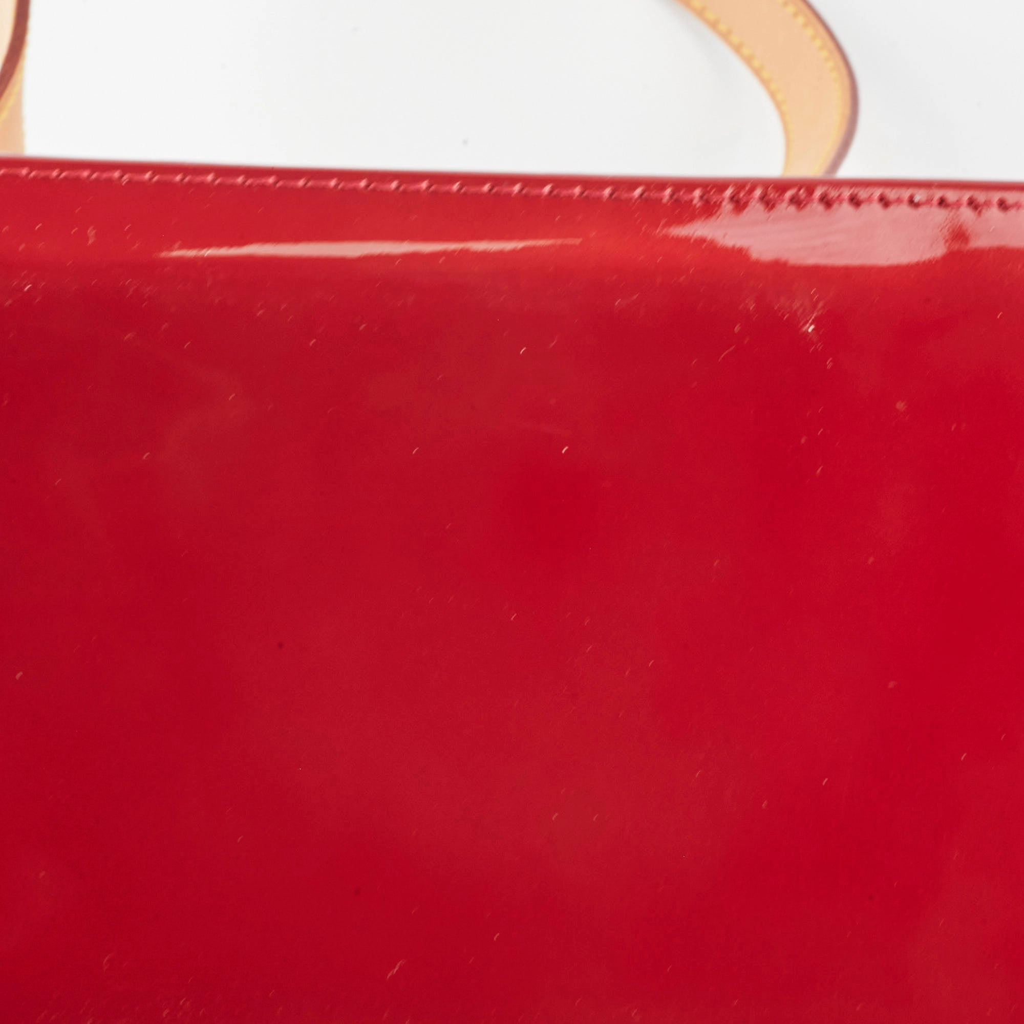 Louis Vuitton Vernis Red Patent Shoulder Bag