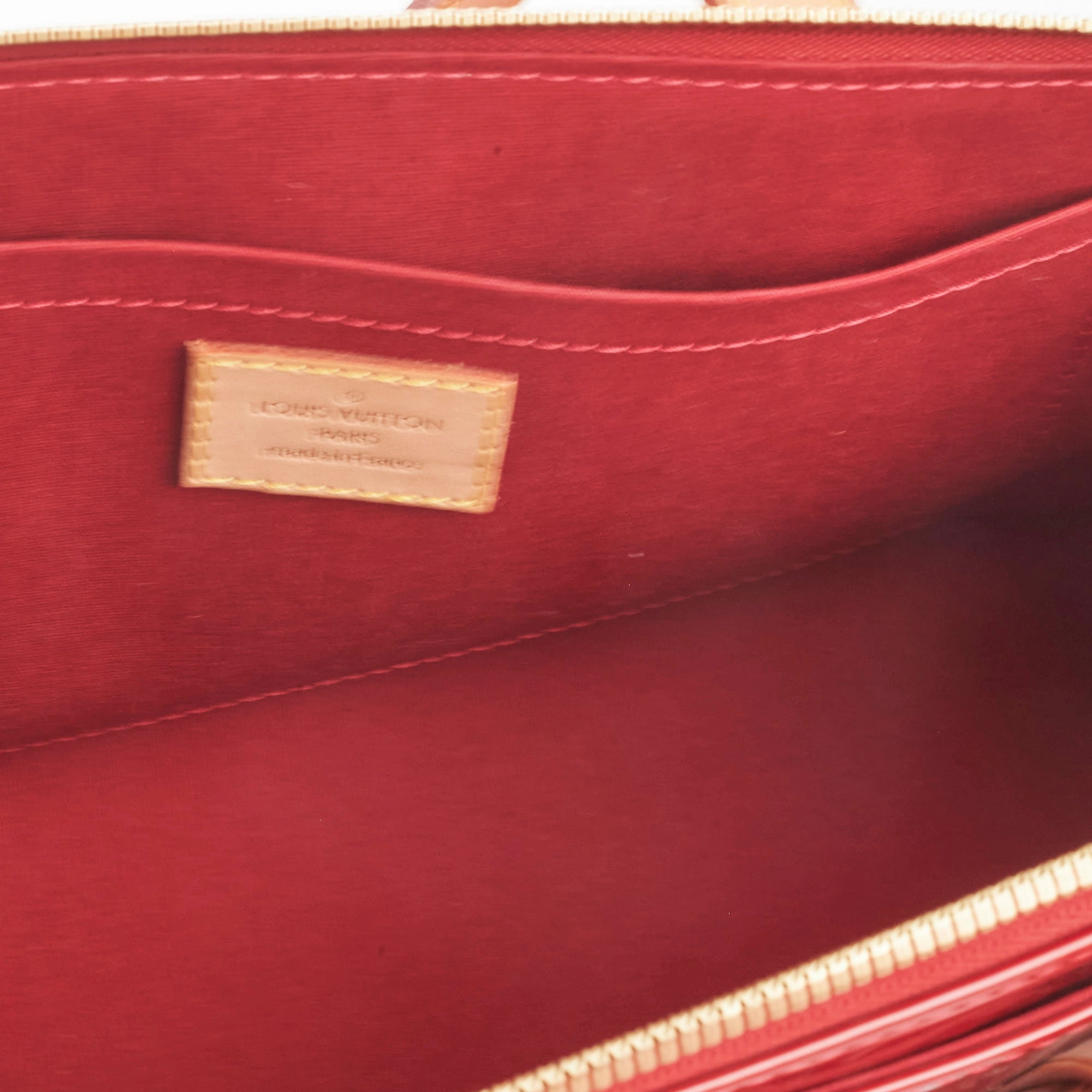 Louis Vuitton Vernis Red Patent Shoulder Bag