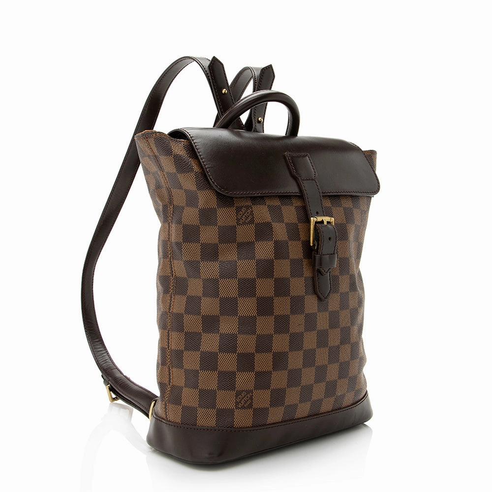 Louis Vuitton Vintage Damier Ebene Soho Backpack (SHF-21029)
