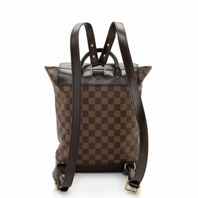 Louis Vuitton Vintage Damier Ebene Soho Backpack (SHF-21029)