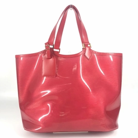 Louis Vuitton Vinyl Leather Handbag Tote Bag (Pre-Owned)