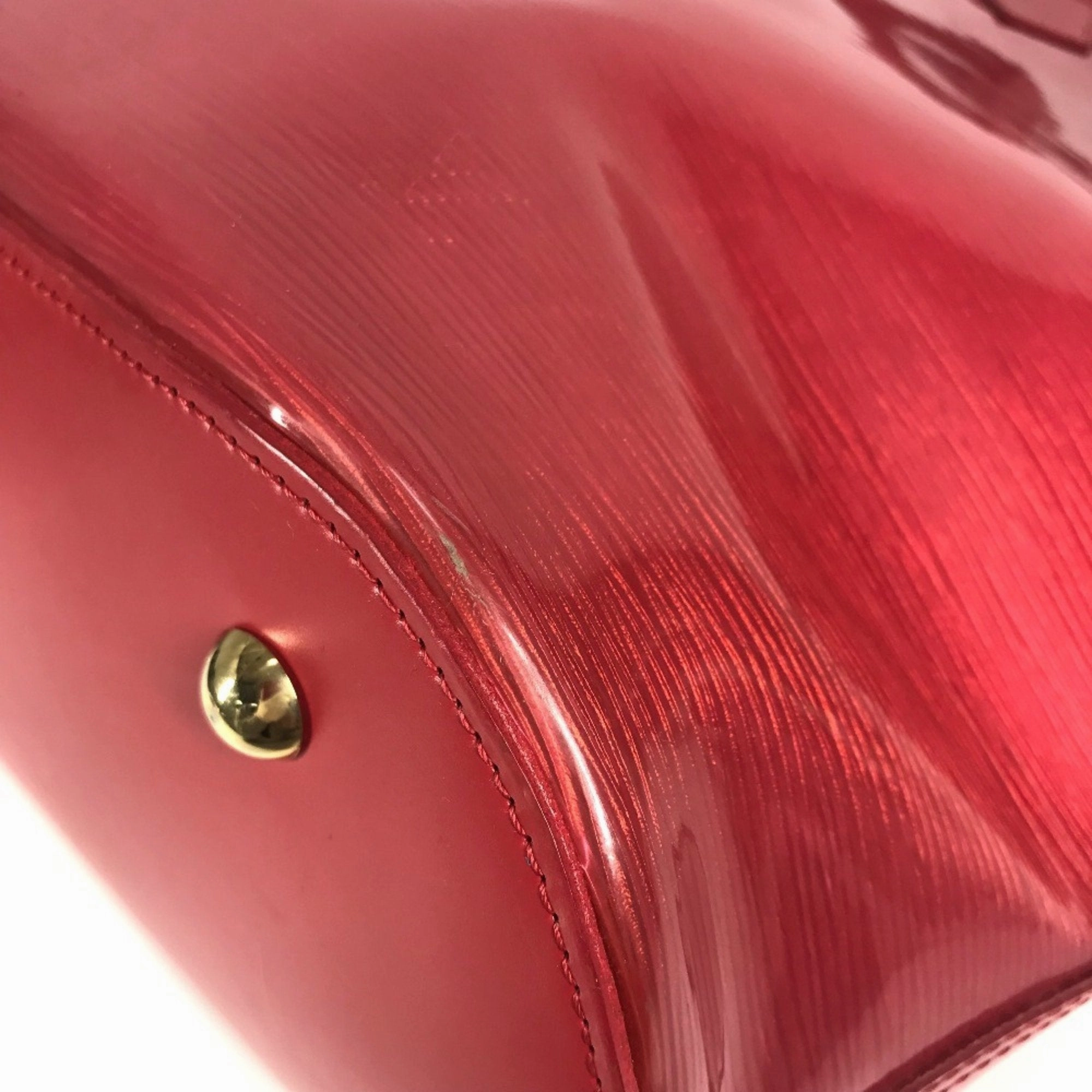 Louis Vuitton Vinyl Leather Handbag Tote Bag (Pre-Owned)