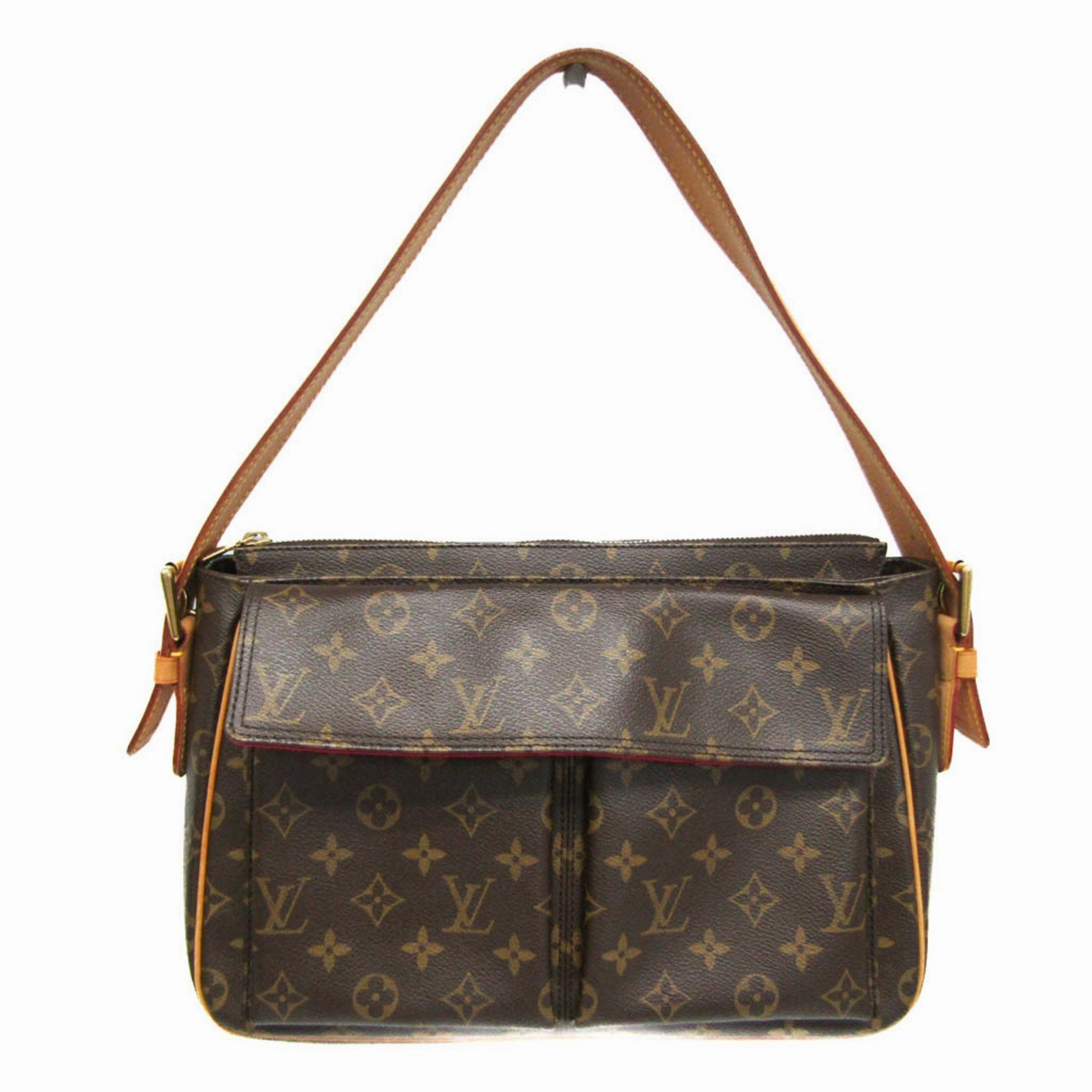 Louis Vuitton Viva Cit Brown Canvas Shoulder Bag