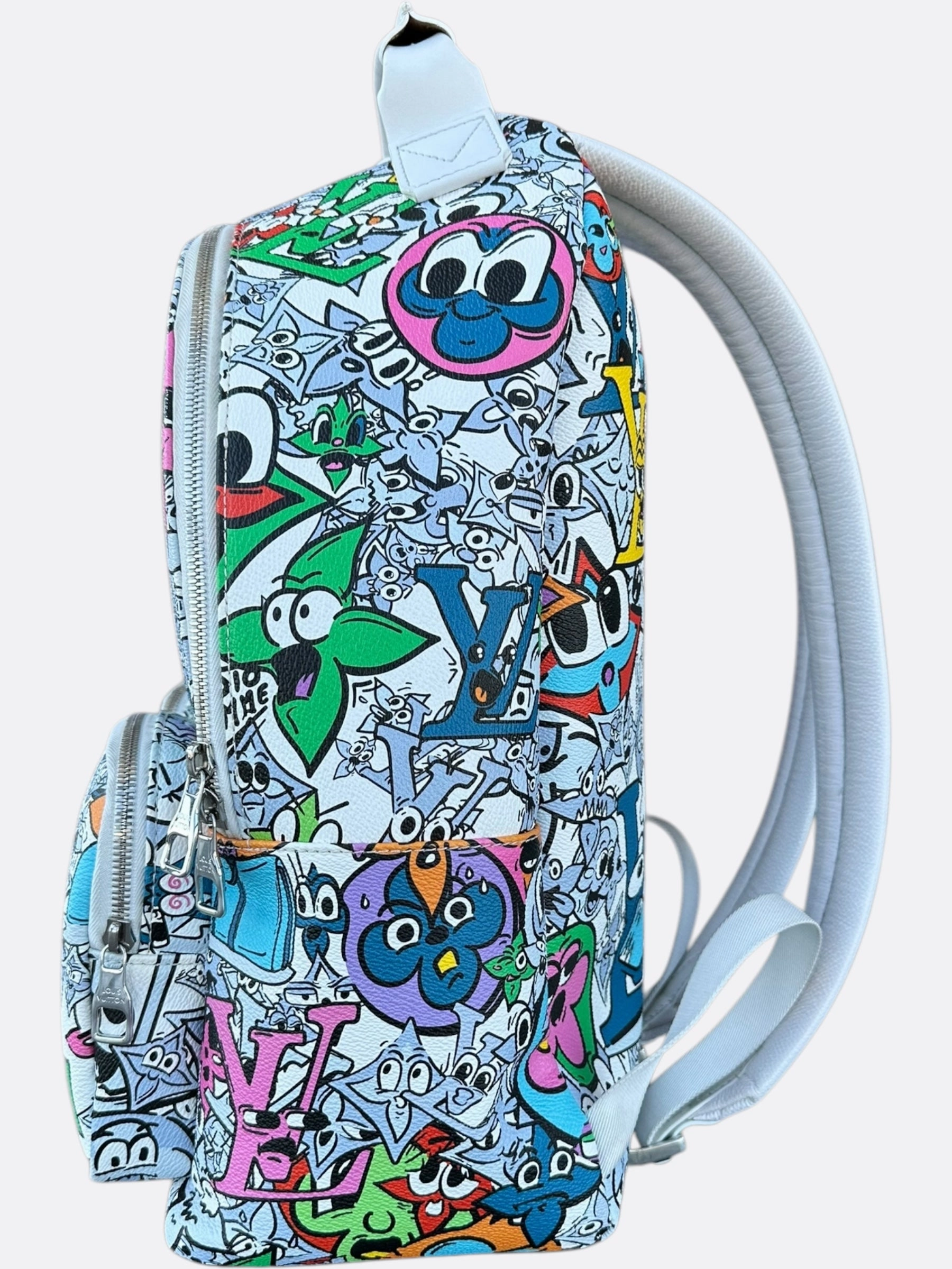 Louis Vuitton White Comic Monogram Multipocket Backpack