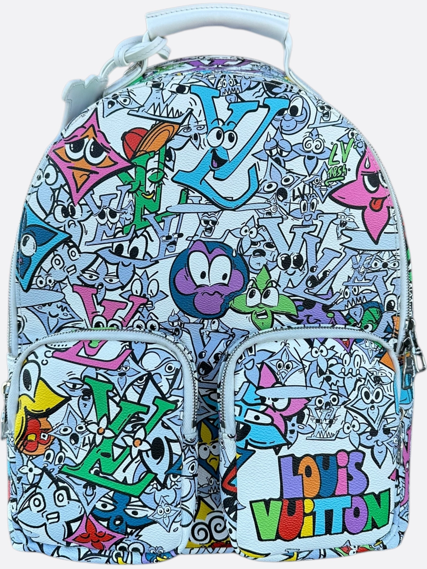 Louis Vuitton White Comic Monogram Multipocket Backpack