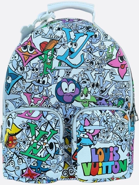 Louis Vuitton White Comic Monogram Multipocket Backpack