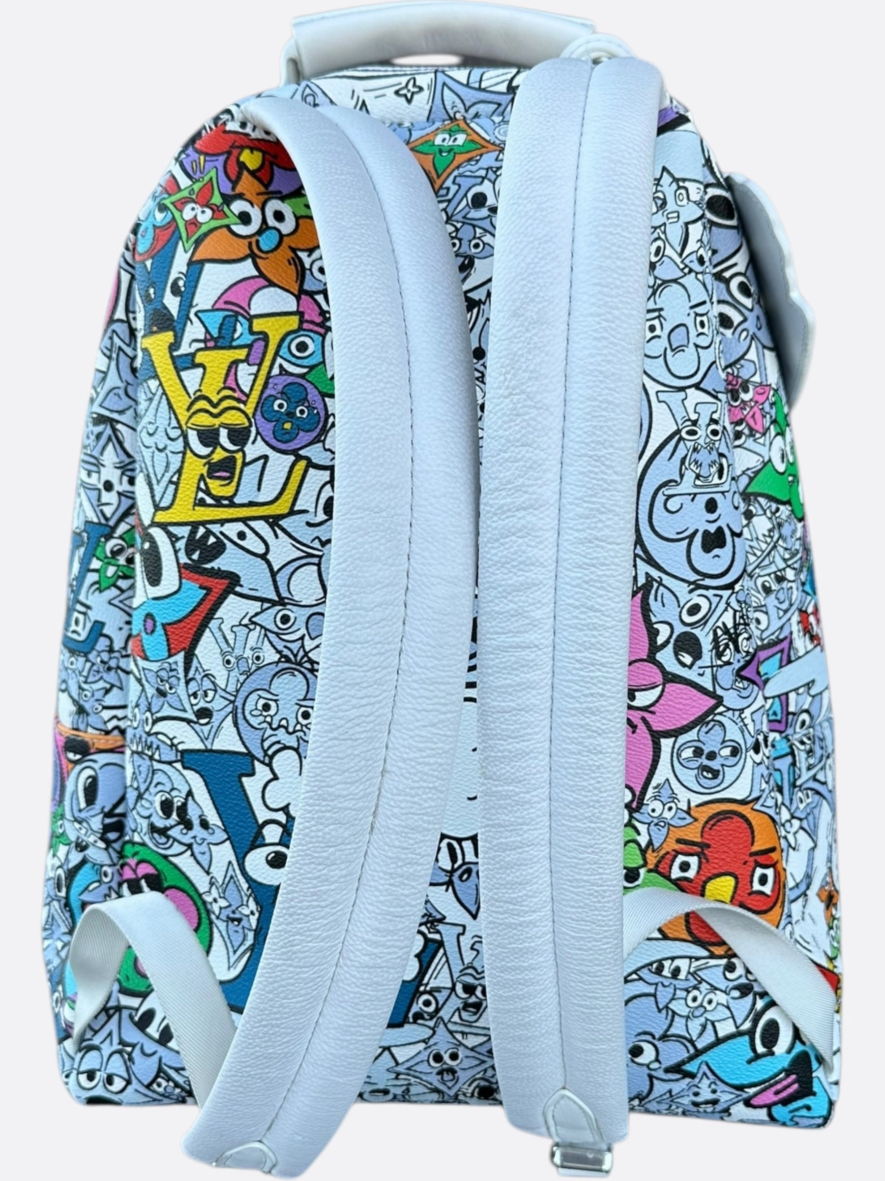 Louis Vuitton White Comic Monogram Multipocket Backpack