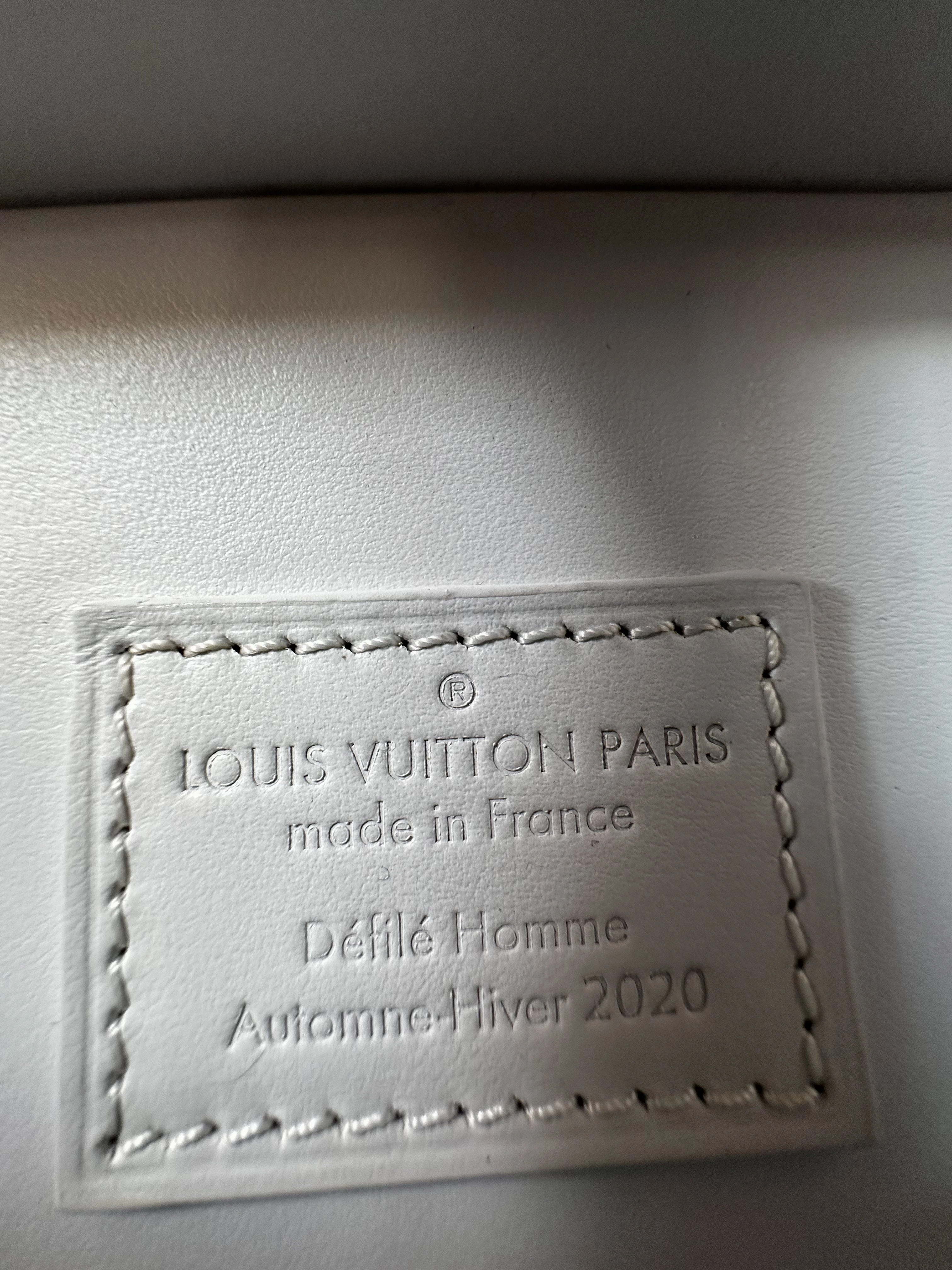 Louis Vuitton White Mirror Monogram Trunk