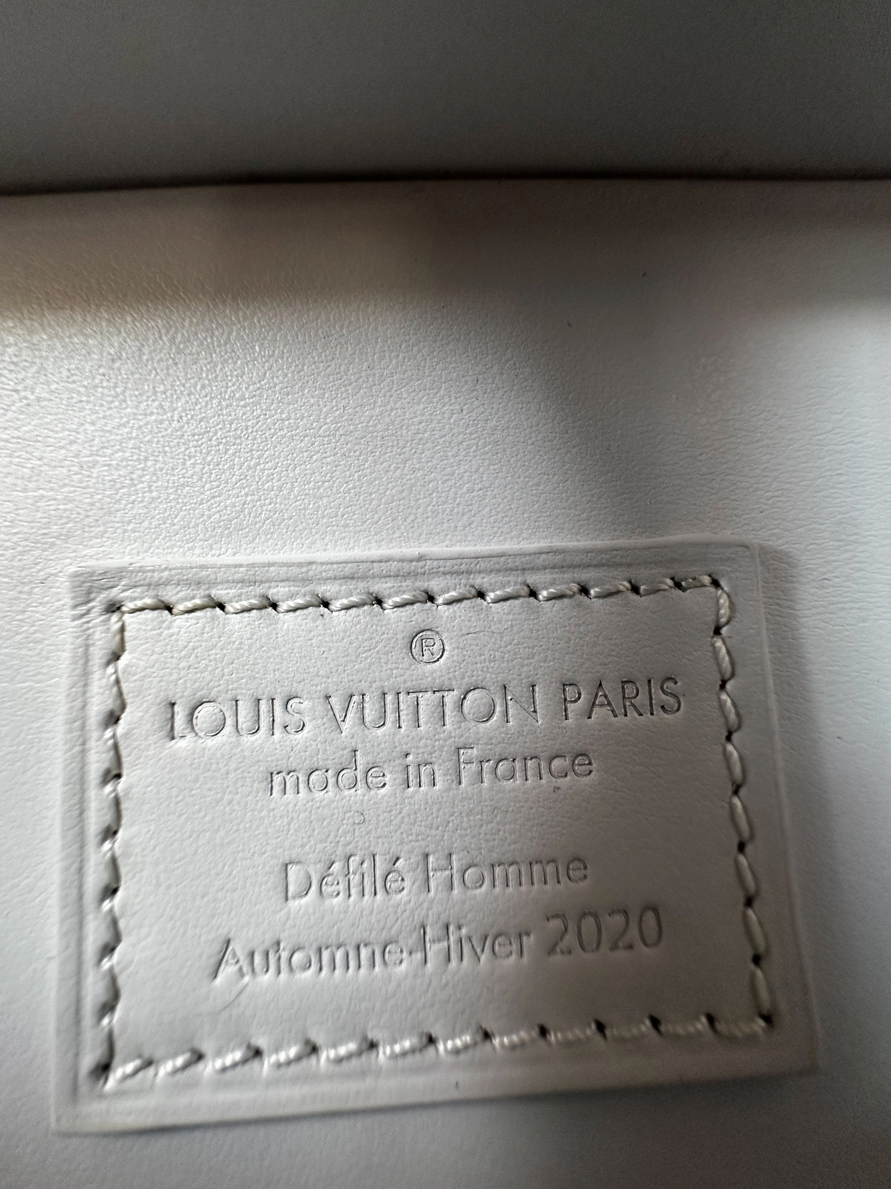 Louis Vuitton White Mirror Monogram Trunk