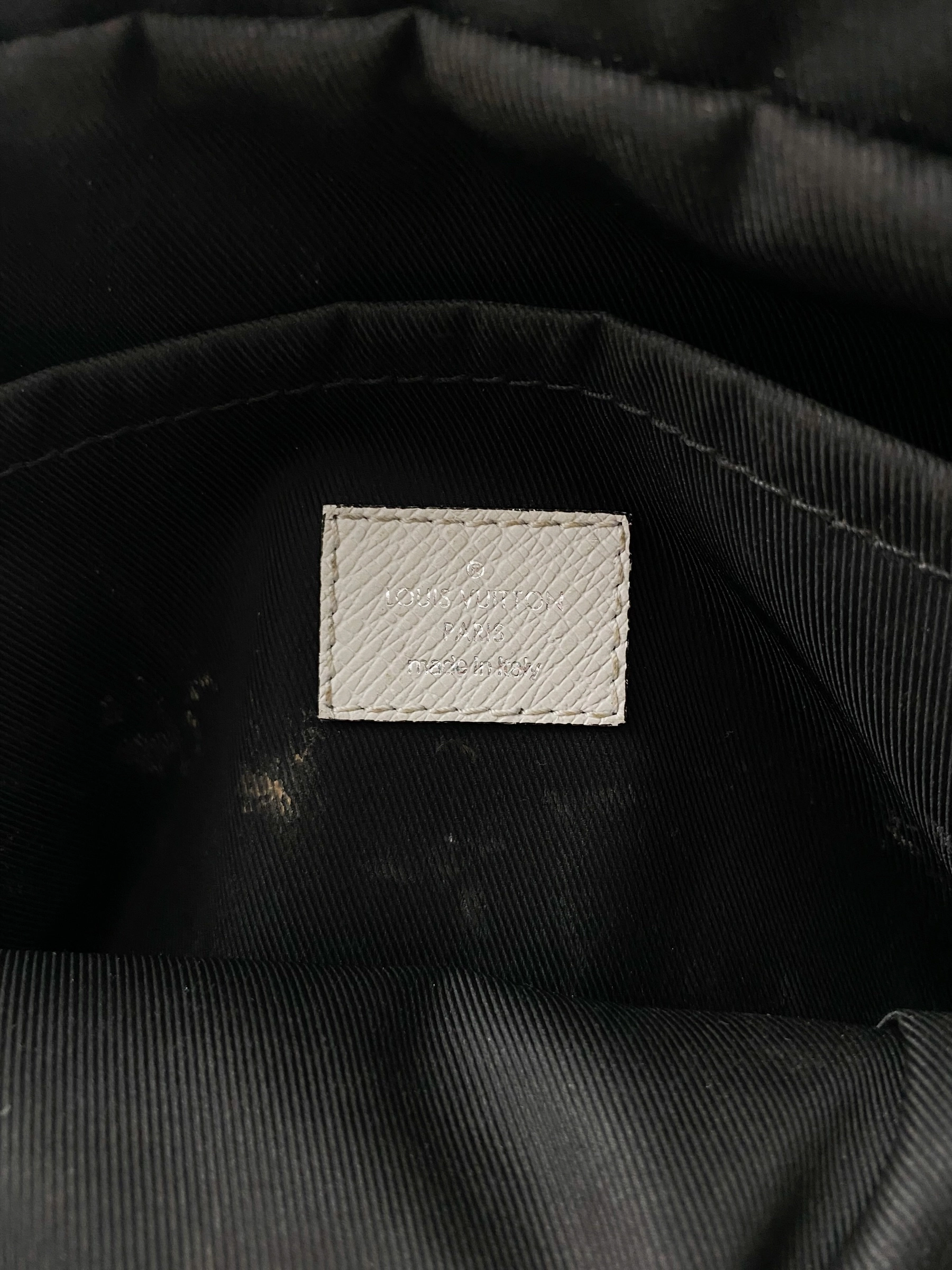 Louis Vuitton White Monogram Outdoor Messenger Bag