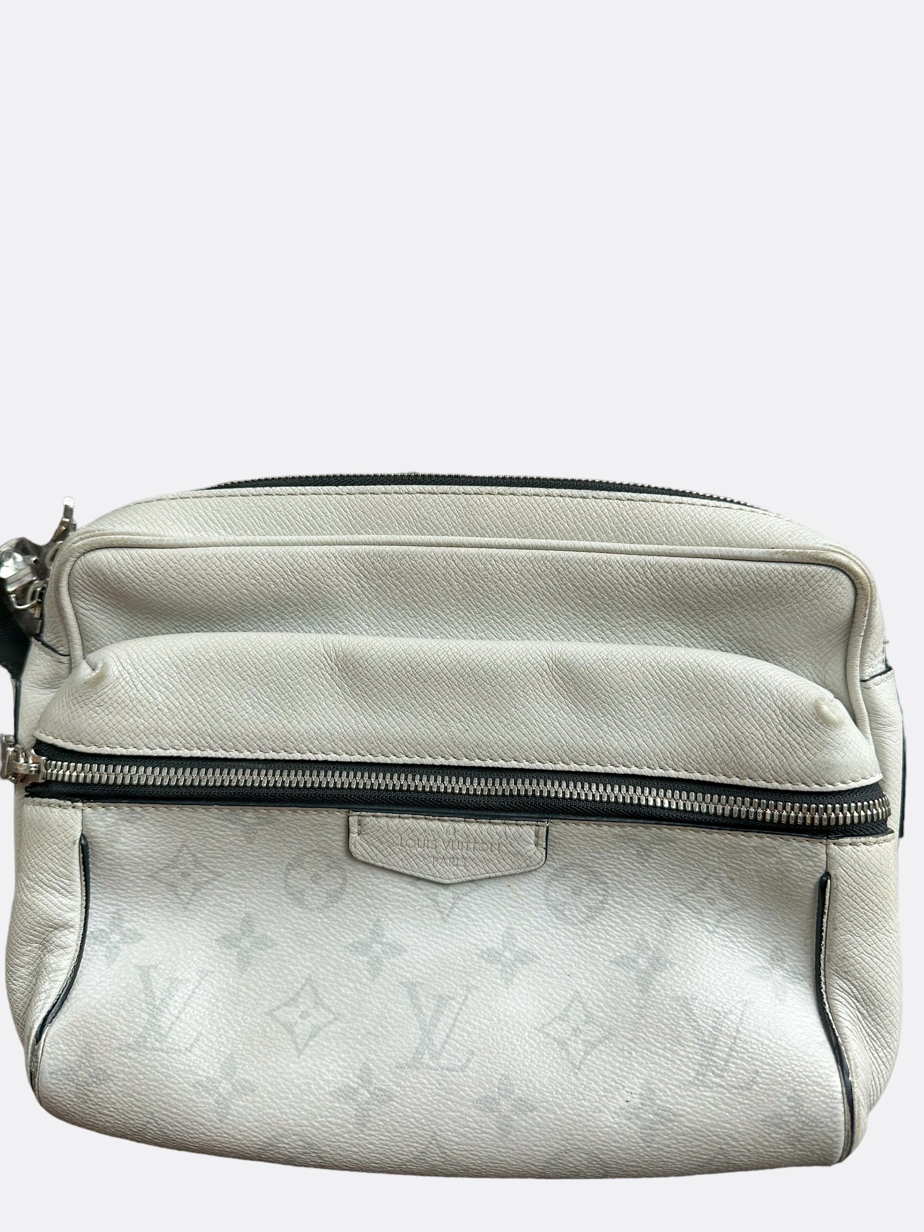 Louis Vuitton White Monogram Outdoor Messenger Bumbag