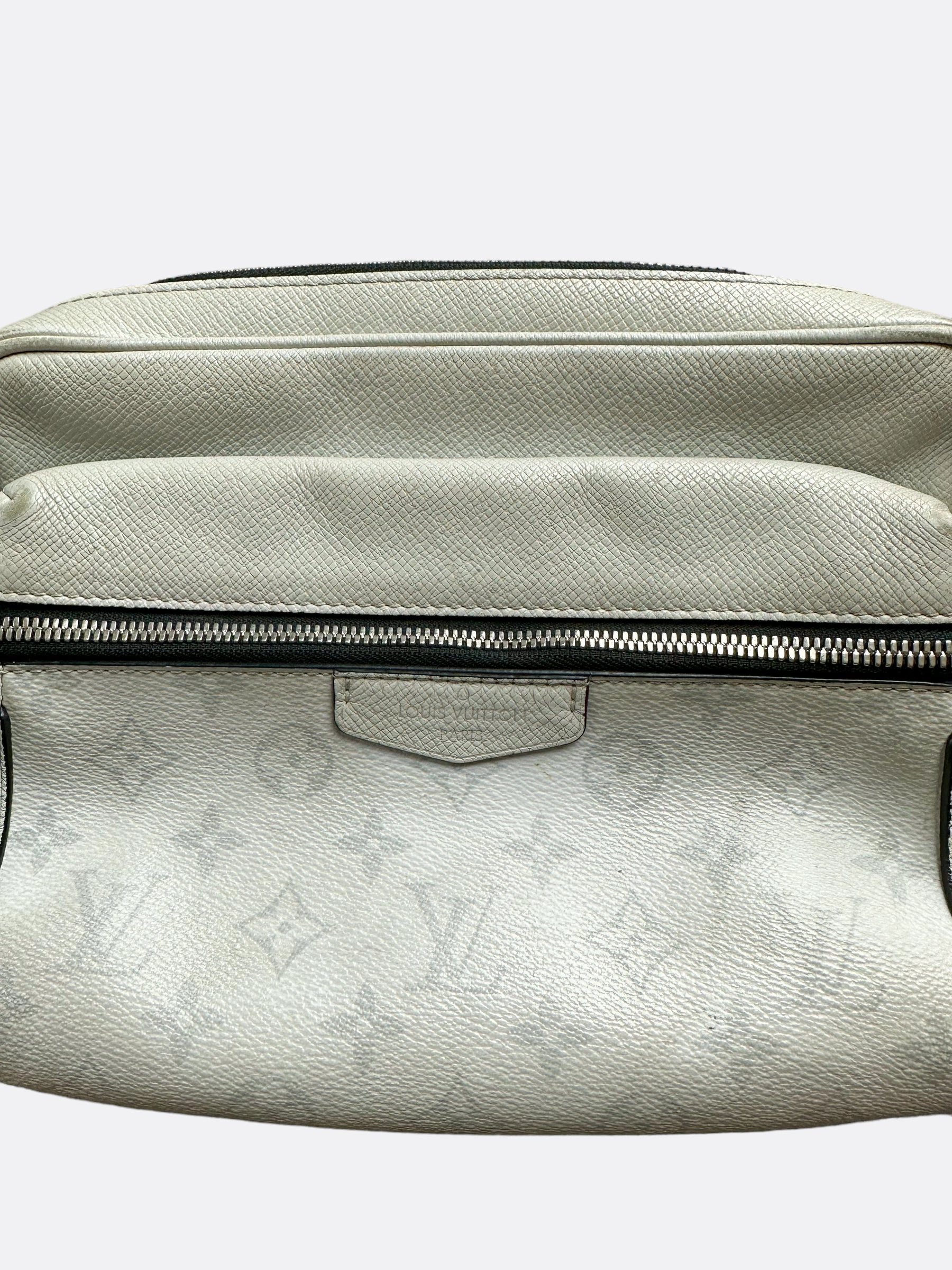 Louis Vuitton White Monogram Outdoor Messenger Bumbag