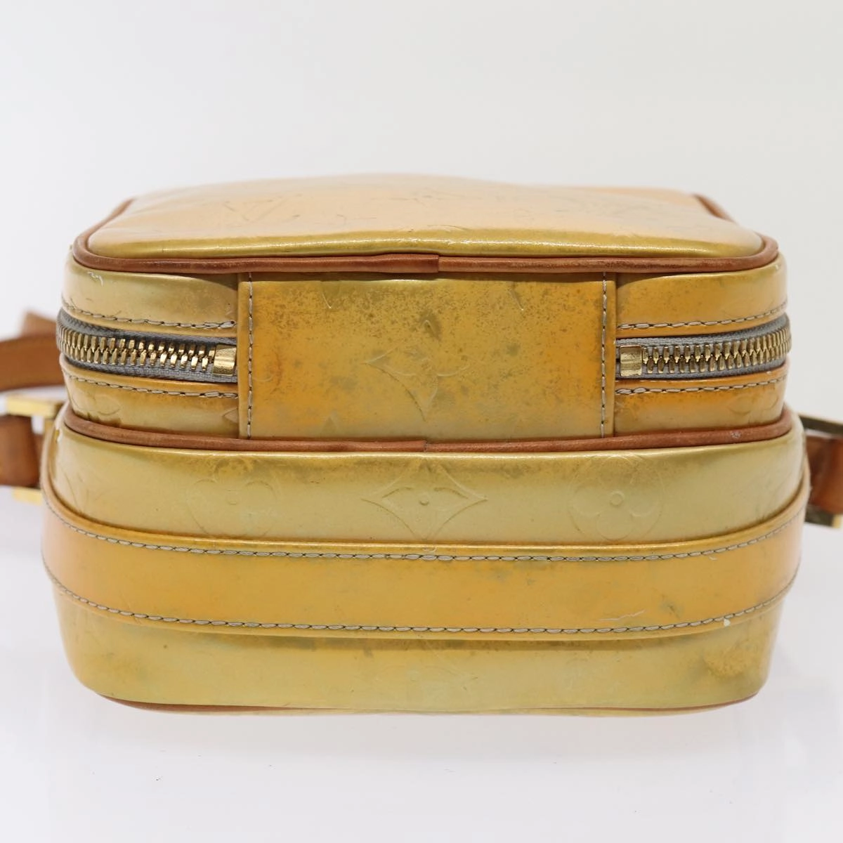Louis Vuitton Wooster Yellow Patent Leather Shoulder Bag