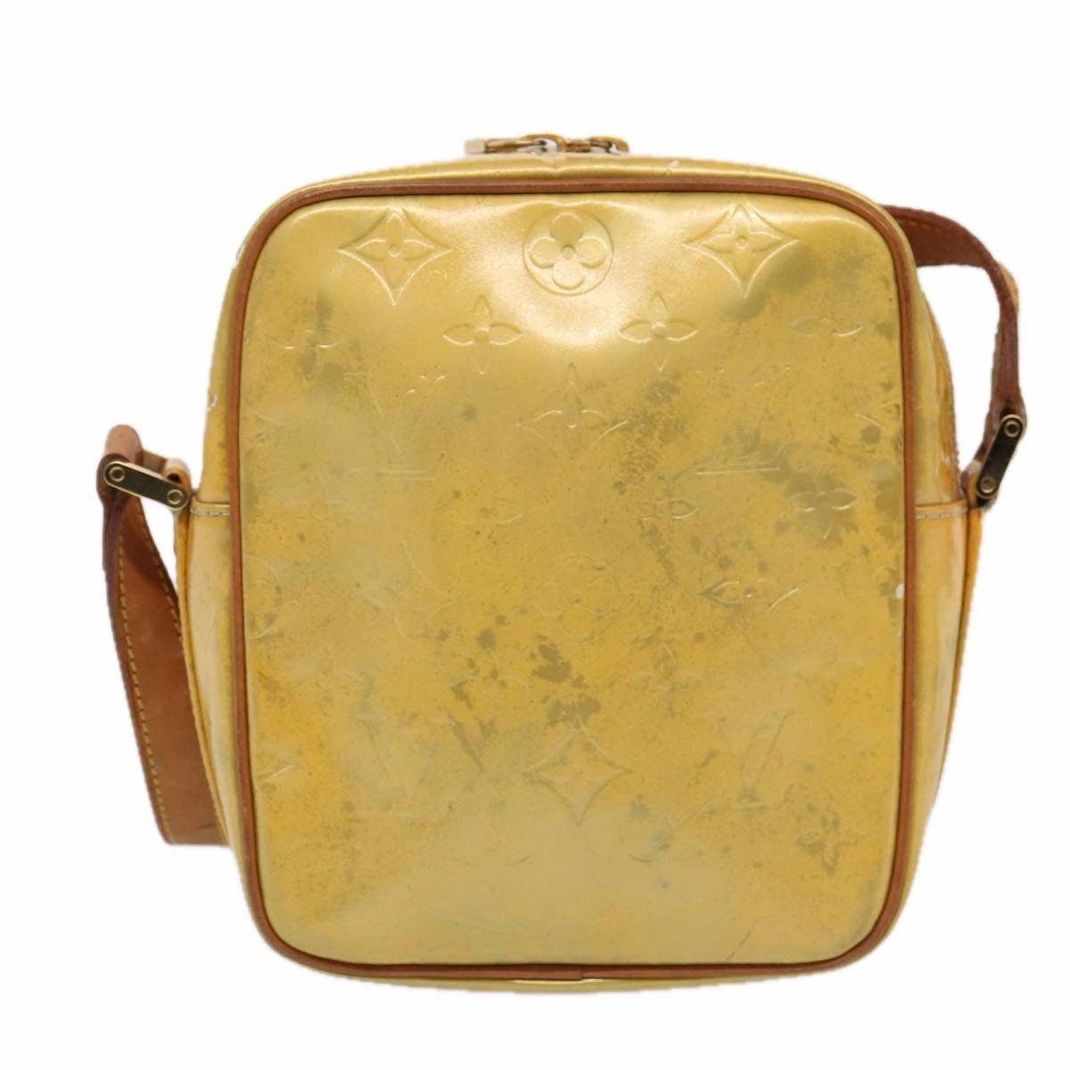 Louis Vuitton Wooster Yellow Patent Leather Shoulder Bag