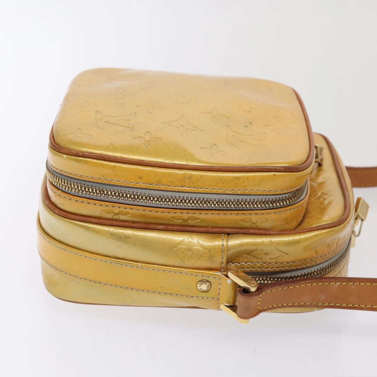 Louis Vuitton Wooster Yellow Patent Leather Shoulder Bag
