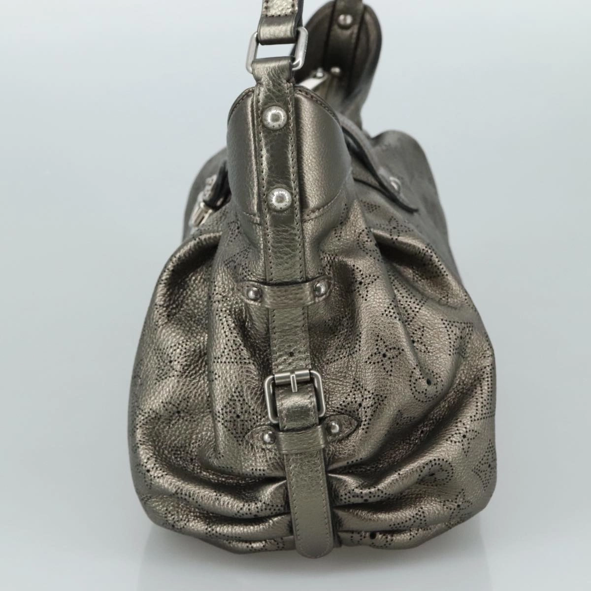 Louis Vuitton Xs Silver Leather Shoulder Bag