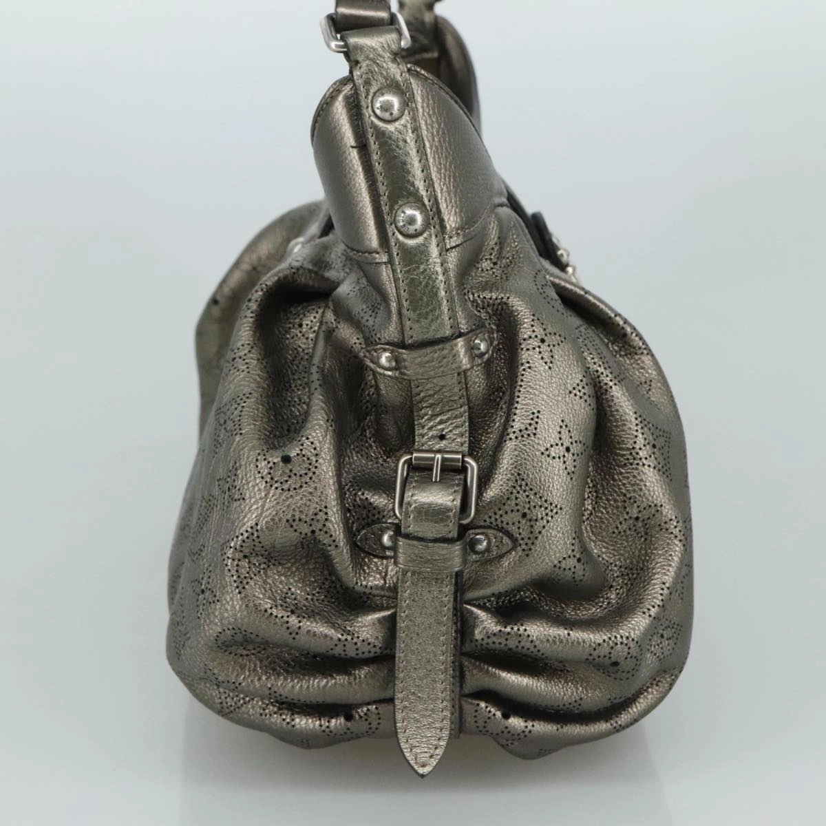 Louis Vuitton Xs Silver Leather Shoulder Bag
