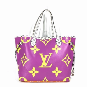 Louis Vuitton  yellow Monogram Canvas Shoulder Bag Tote Bag (Pre-Owned)