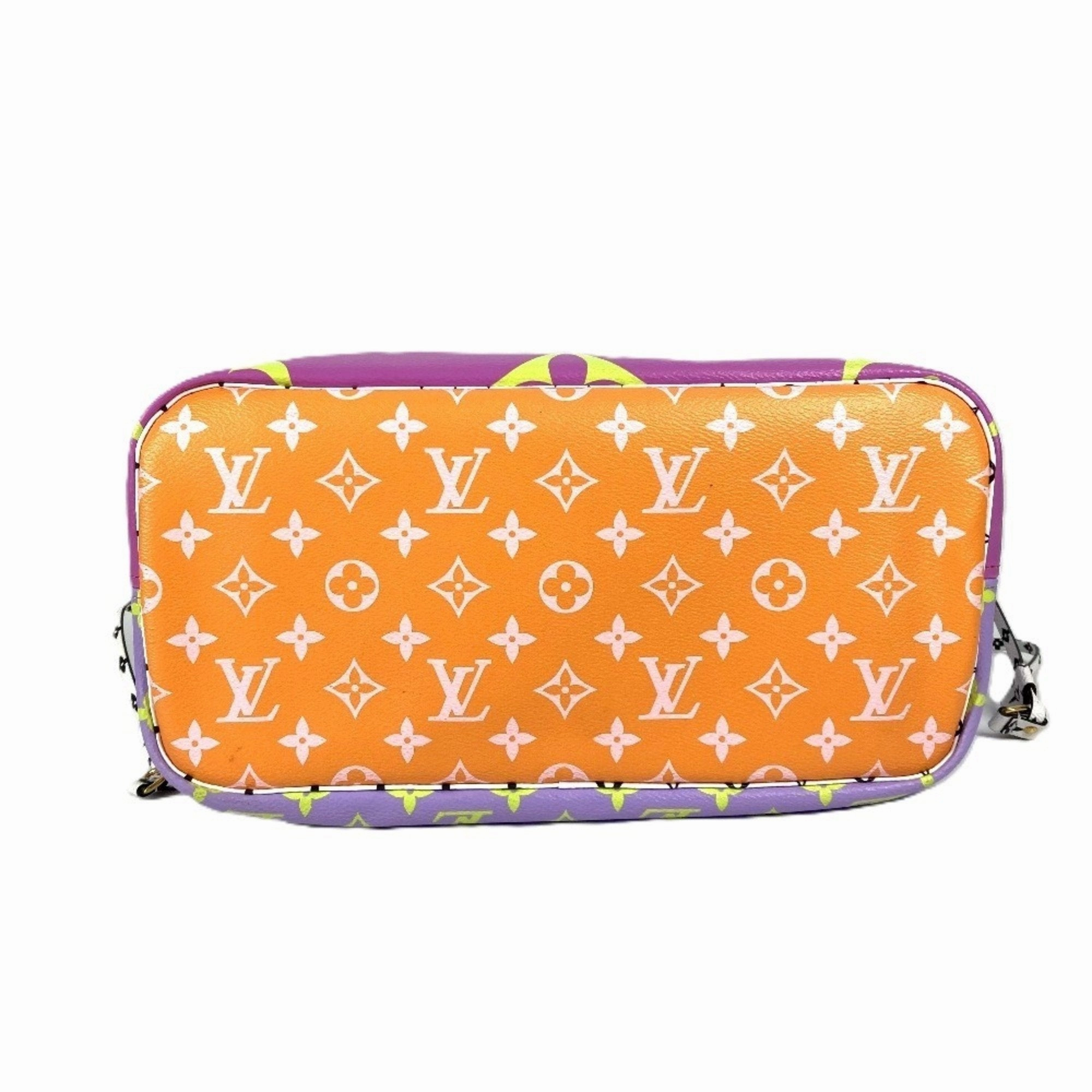 Louis Vuitton  yellow Monogram Canvas Shoulder Bag Tote Bag (Pre-Owned)