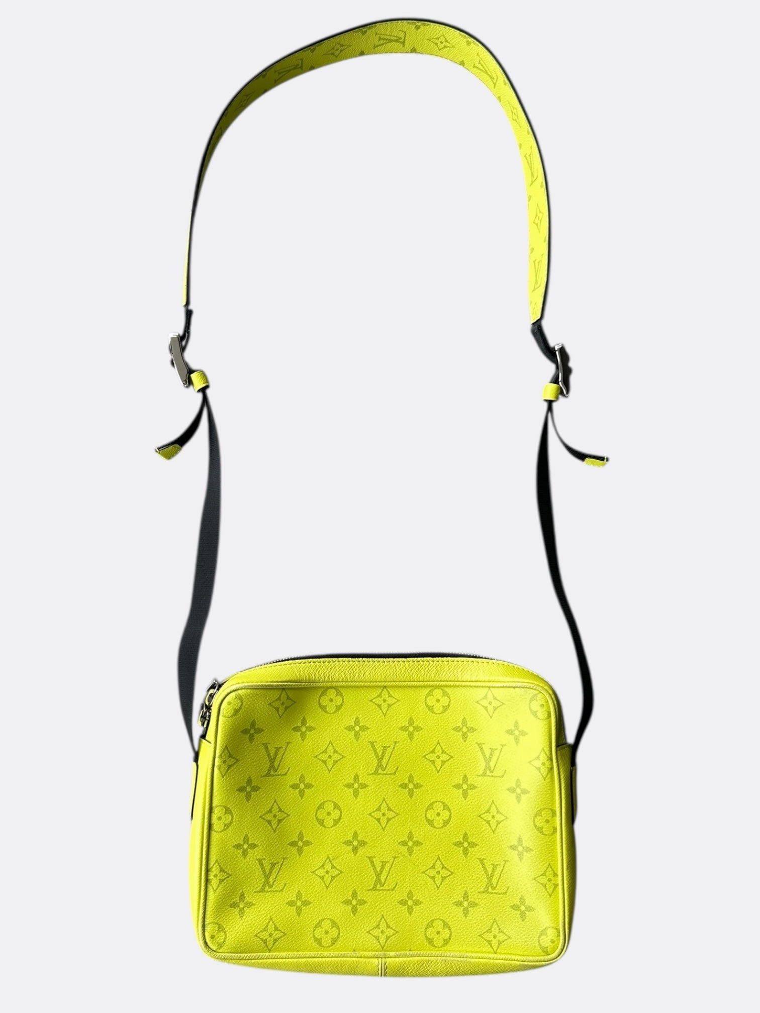 Louis Vuitton Yellow Taigarama Monogram Outdoor Messenger Bag