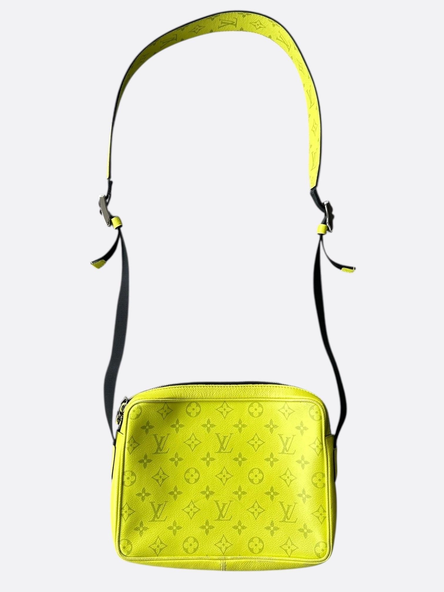 Louis Vuitton Yellow Taigarama Monogram Outdoor Messenger Bag