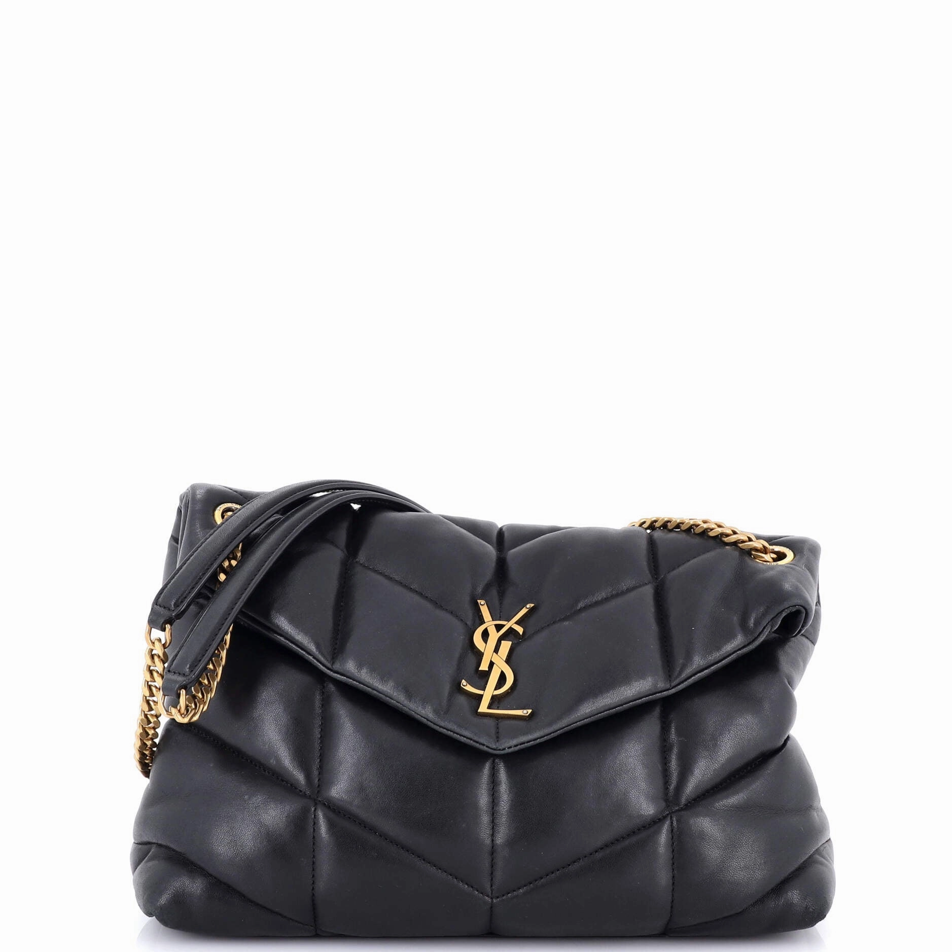 Loulou Puffer Shoulder Bag Quilted Leather Medium