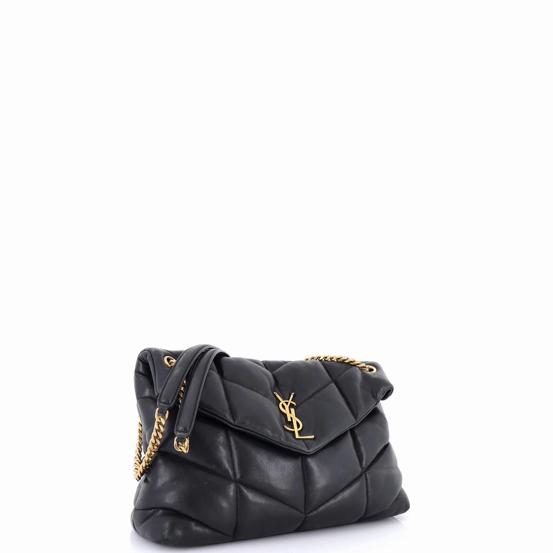Loulou Puffer Shoulder Bag Quilted Leather Medium
