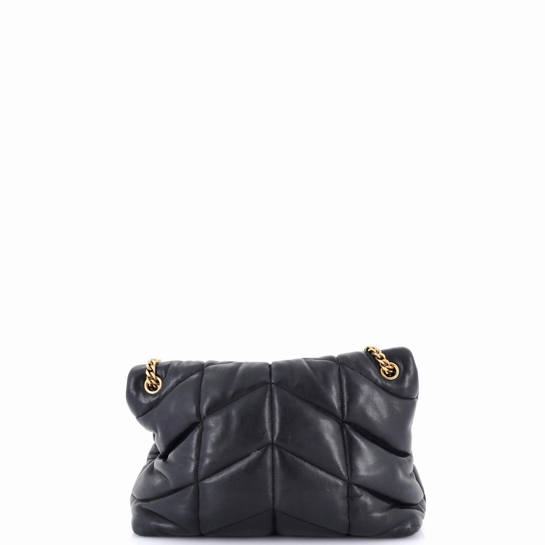 Loulou Puffer Shoulder Bag Quilted Leather Medium