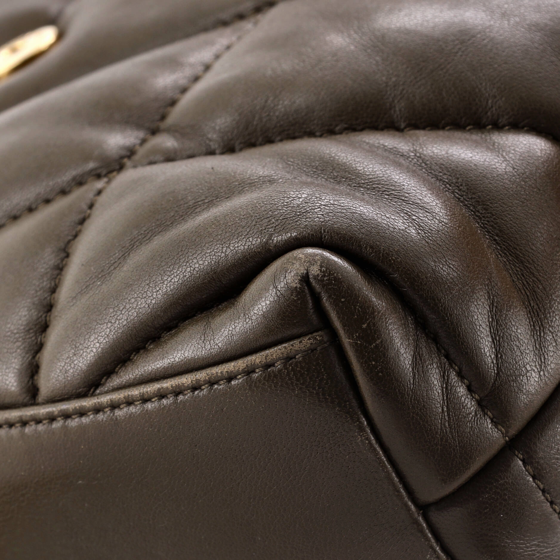 Loulou Puffer Shoulder Bag Quilted Leather Mini