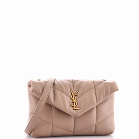 Loulou Puffer Shoulder Bag Quilted Leather Mini